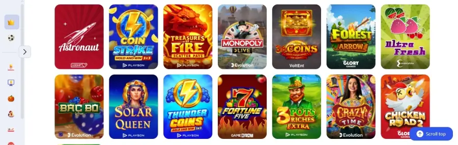 Glory casino online